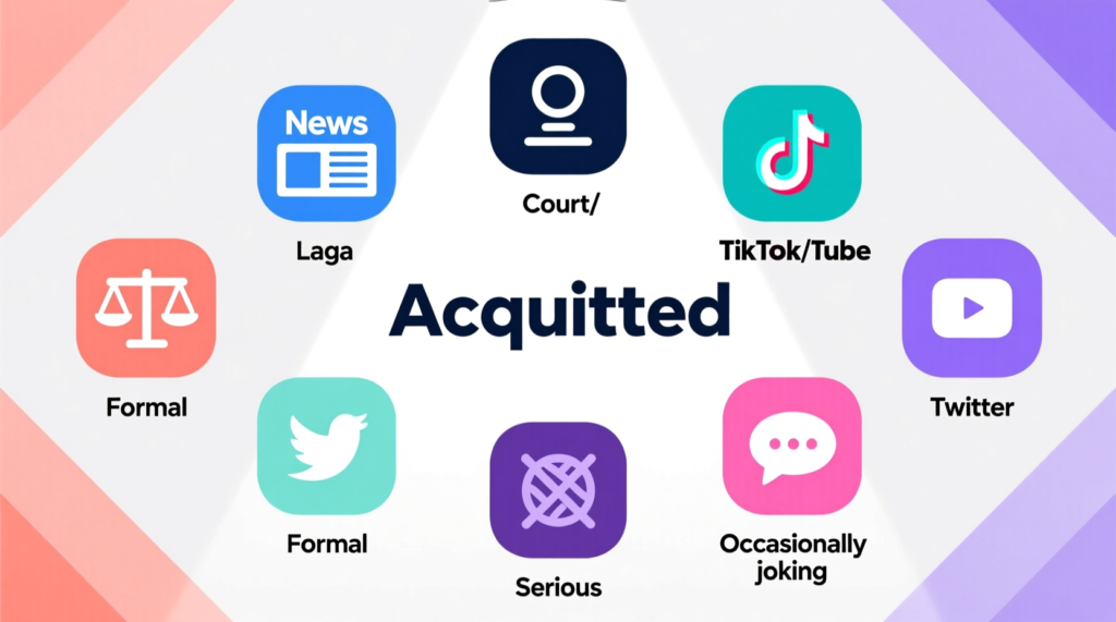 Where Is “Acquitted” Commonly Used