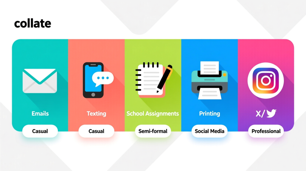 Where Is Collate Commonly Used
