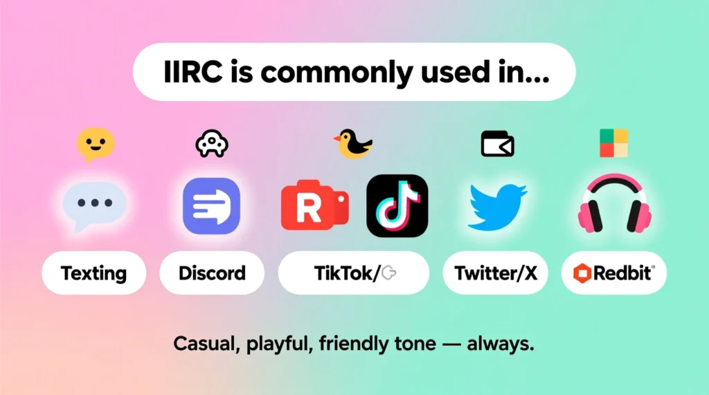 Where Is IIRC Commonly Used