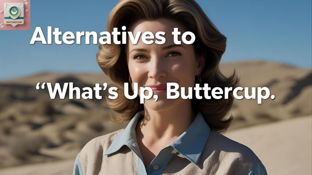 Alternatives to “What’s Up, Buttercup”