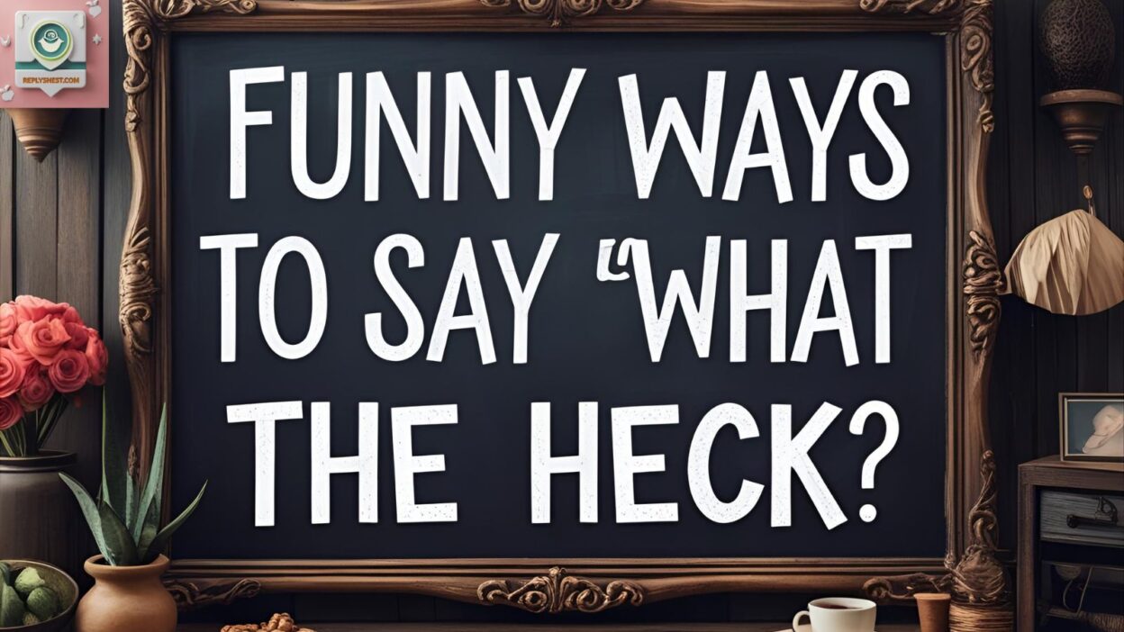 Funny Ways to Say “What The Heck?”