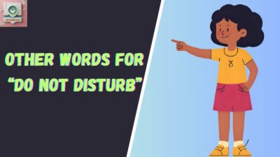Other Words for “Do Not Disturb”