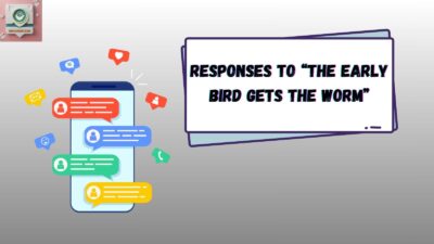Responses to “The Early Bird Gets the Worm”