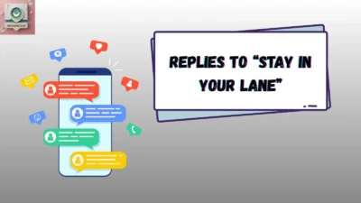 Replies to “Stay in Your Lane”