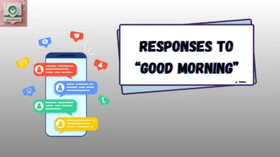 Responses to “Good Morning”