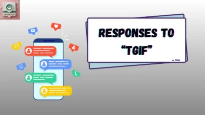 Responses to “TGIF”