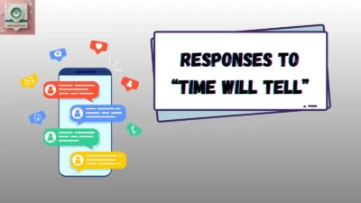 Responses to “Time Will Tell”