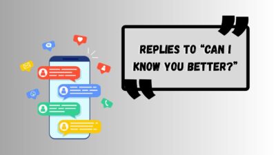 Replies to “Can I Know You Better?”