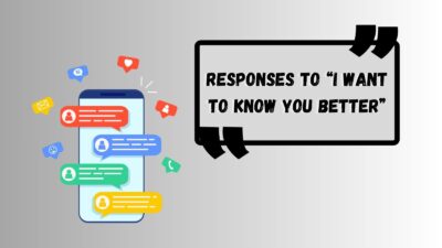 Responses to “I Want to Know You Better”