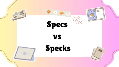 Specs vs Specks